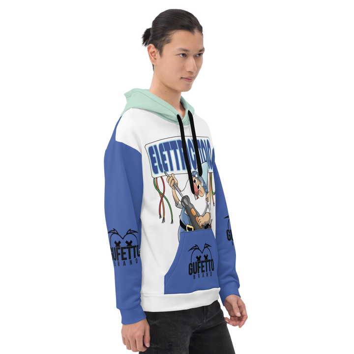 Felpa con cappuccio Uomo/Donna ELETTRICISTOLO - Gufetto Brand