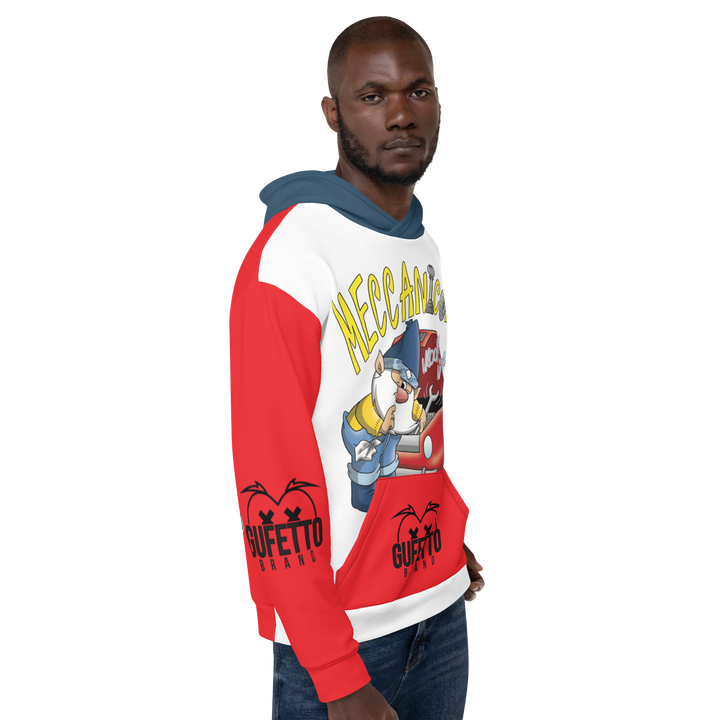 Felpa con cappuccio Uomo/Donna MECCANICOLO - Gufetto Brand