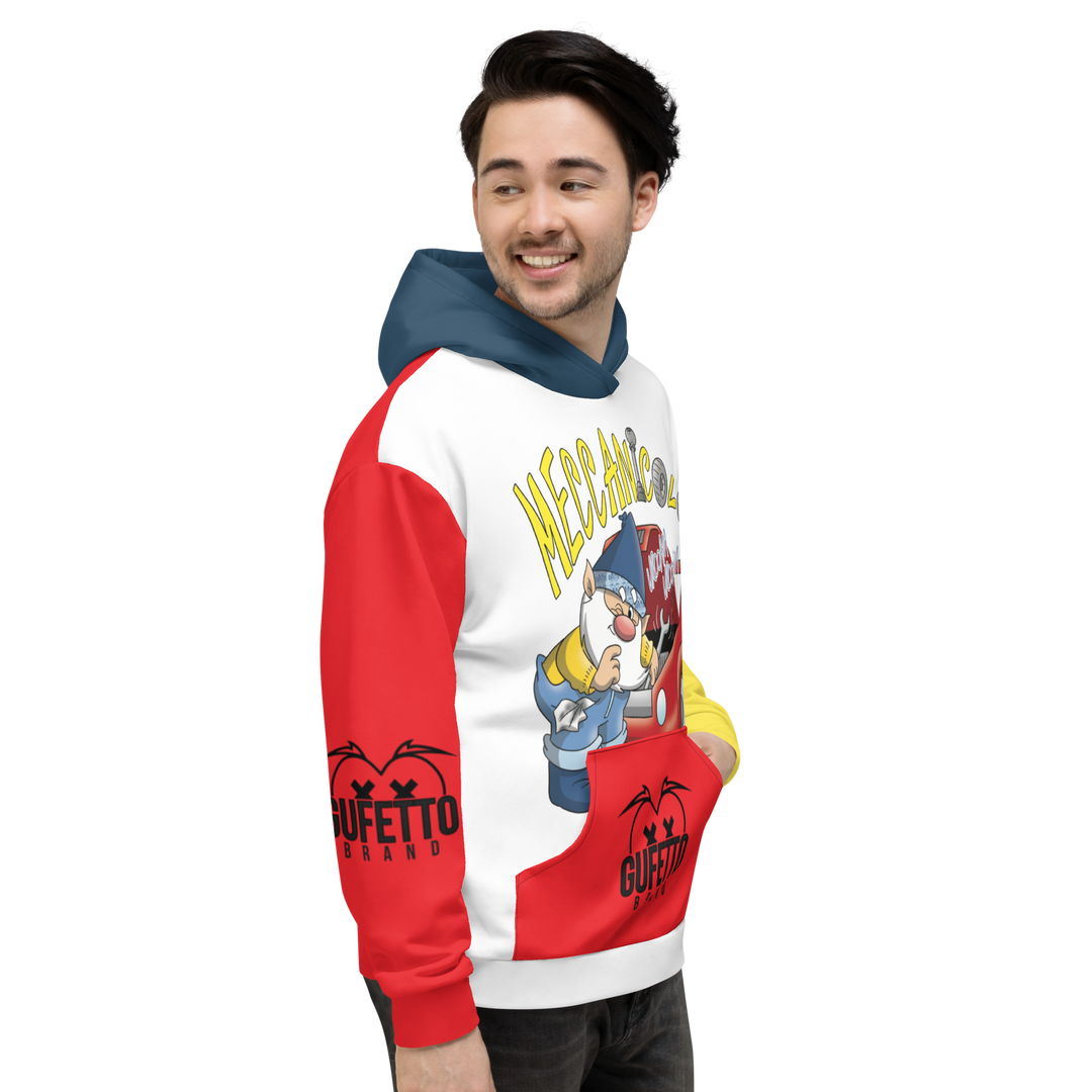 Felpa con cappuccio Uomo/Donna MECCANICOLO - Gufetto Brand