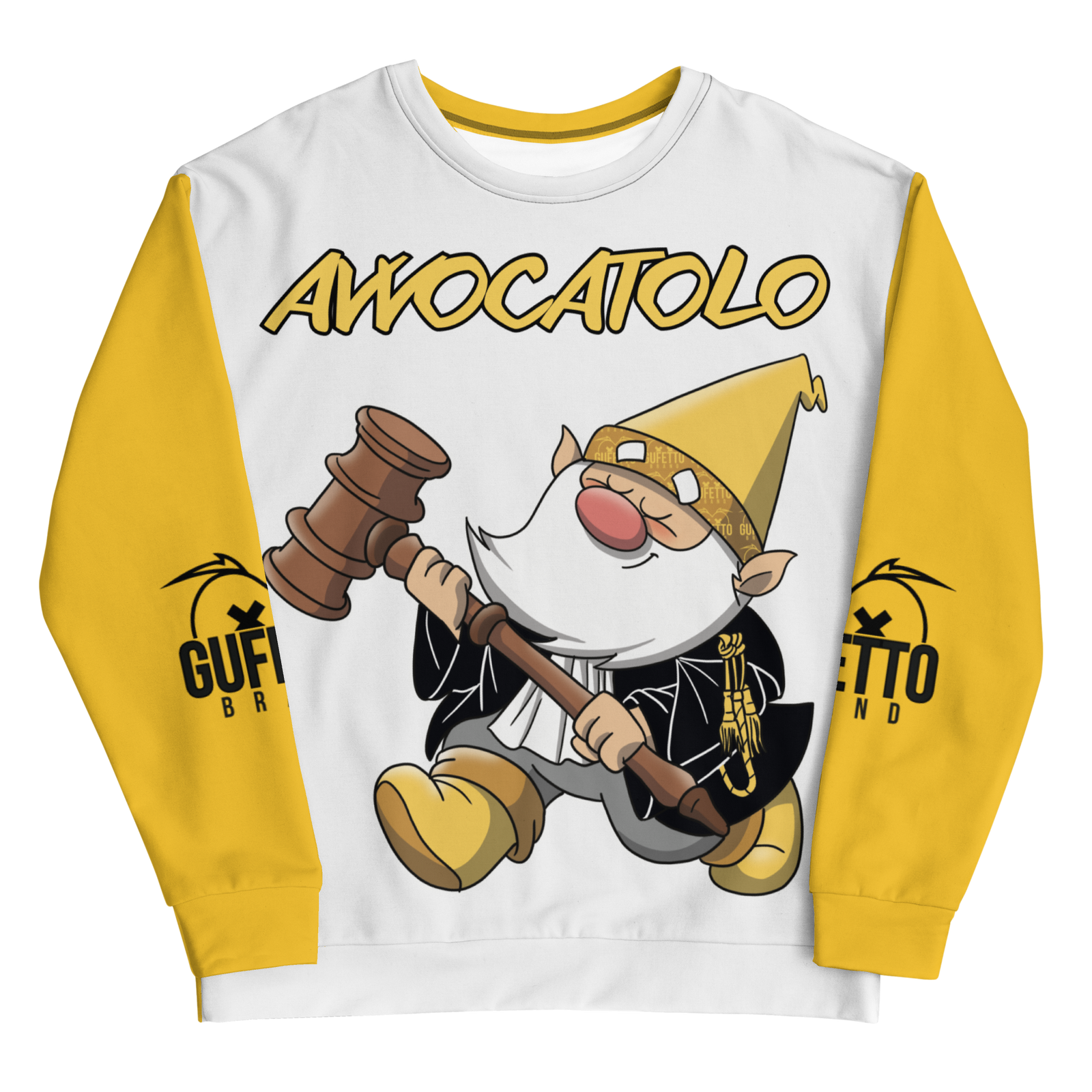 Felpa unisex Uomo/Donna AVVOCATOLO - Gufetto Brand