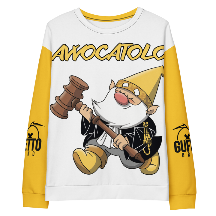 Felpa unisex Uomo/Donna AVVOCATOLO - Gufetto Brand