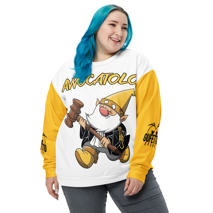 Felpa unisex Uomo/Donna AVVOCATOLO - Gufetto Brand