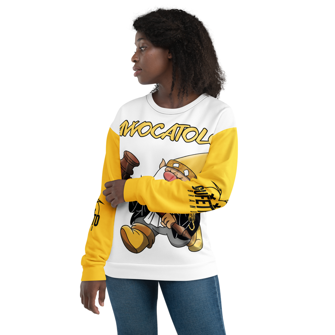 Felpa unisex Uomo/Donna AVVOCATOLO - Gufetto Brand