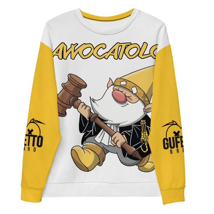 Felpa unisex Uomo/Donna AVVOCATOLO - Gufetto Brand
