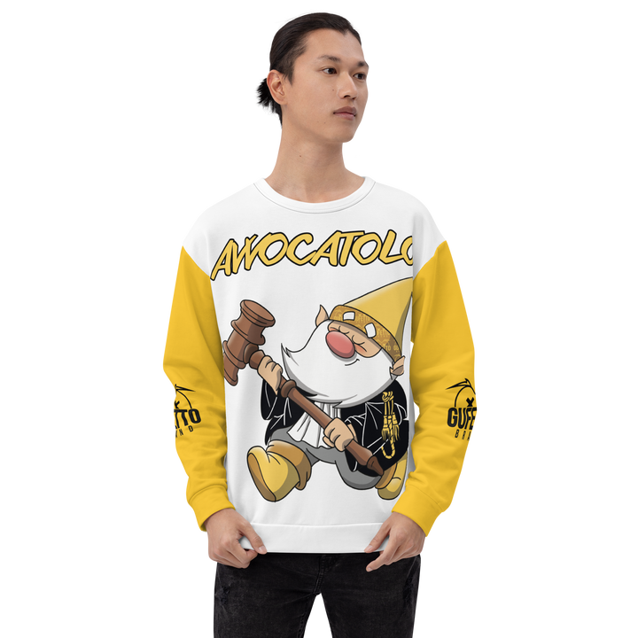 Felpa unisex Uomo/Donna AVVOCATOLO - Gufetto Brand