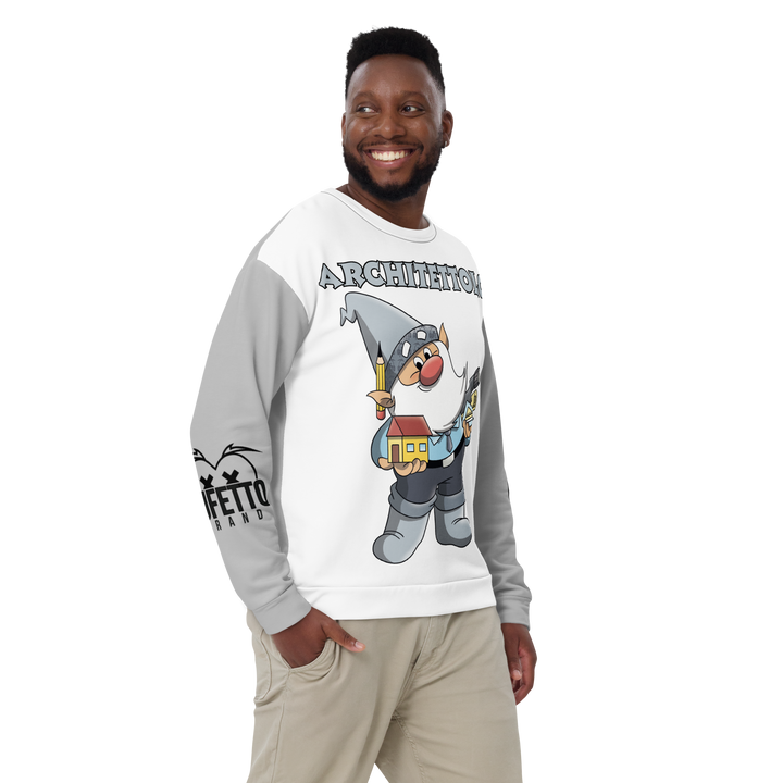 Felpa unisex Uomo/Donna ARCHITETTOLO - Gufetto Brand