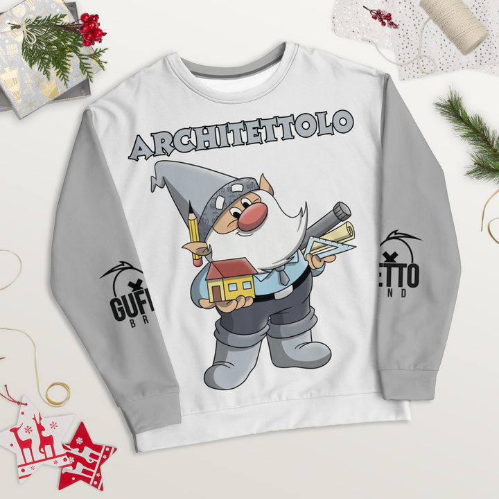 Felpa unisex Uomo/Donna ARCHITETTOLO - Gufetto Brand