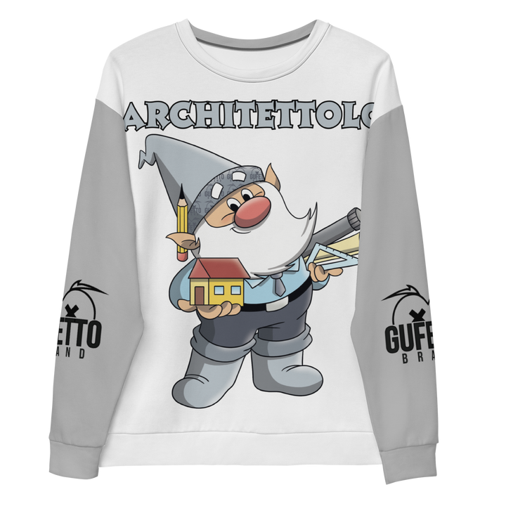 Felpa unisex Uomo/Donna ARCHITETTOLO - Gufetto Brand