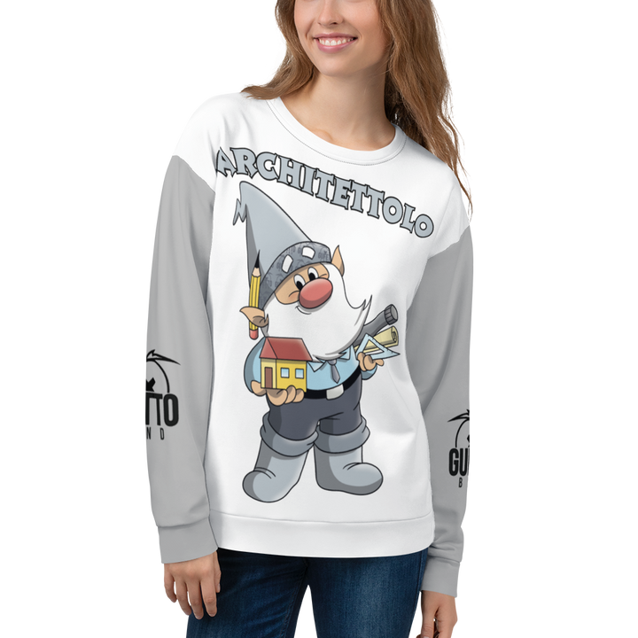 Felpa unisex Uomo/Donna ARCHITETTOLO - Gufetto Brand