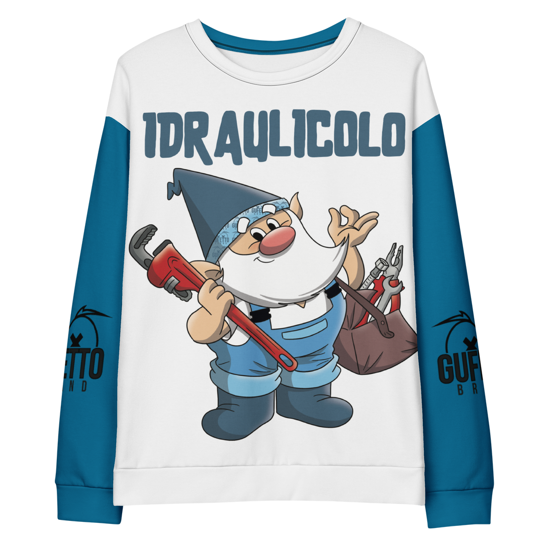 Felpa unisex Uomo/Donna IDRAULICOLO - Gufetto Brand