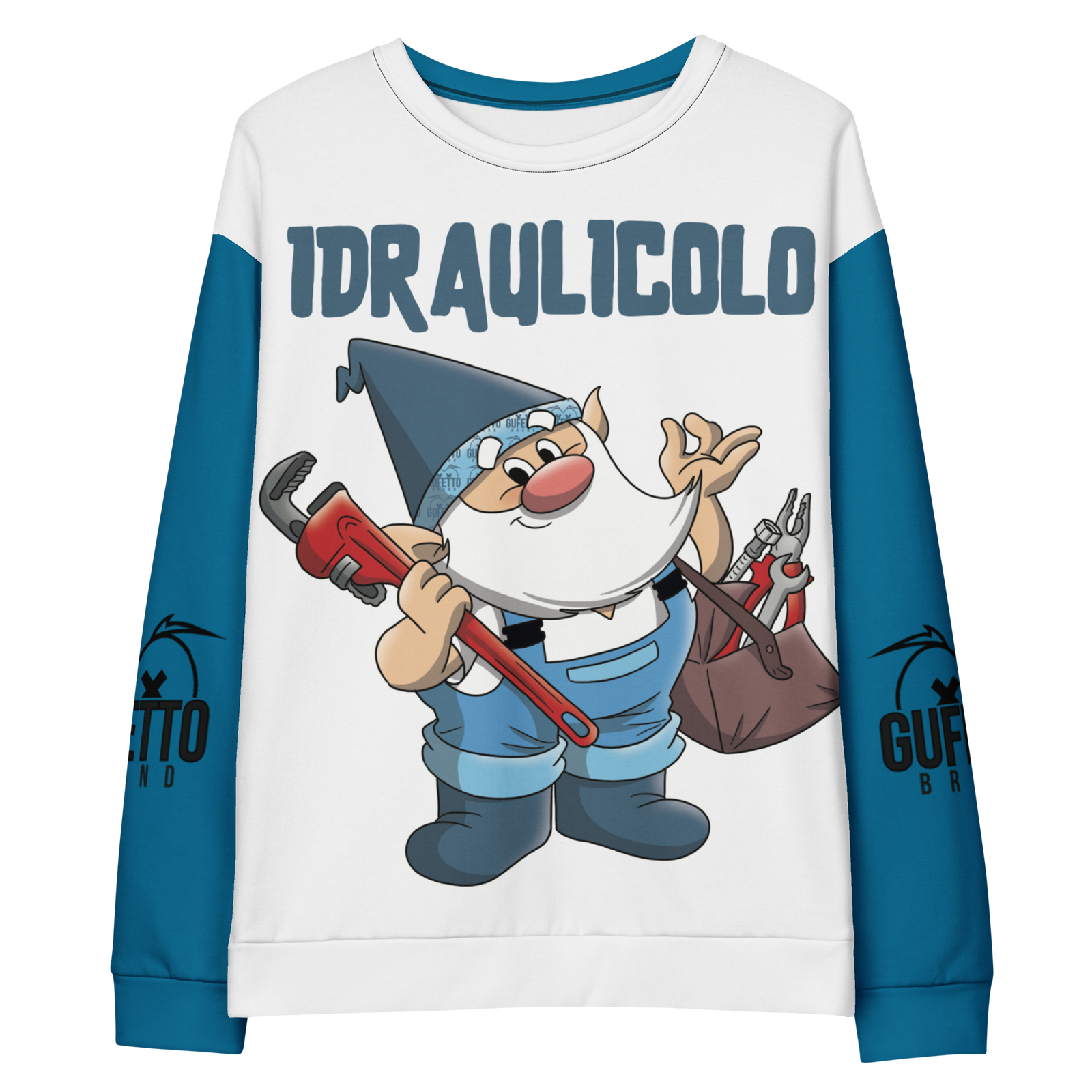 Felpa unisex Uomo/Donna IDRAULICOLO - Gufetto Brand