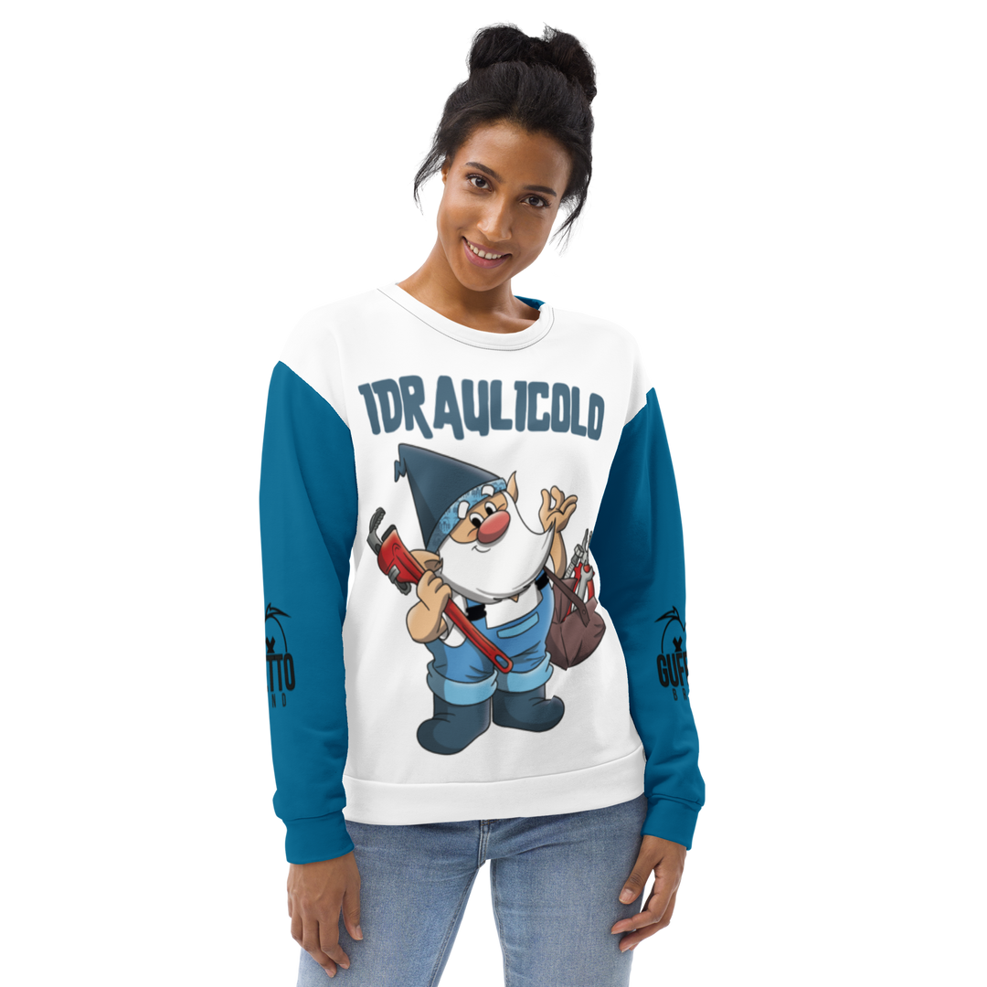 Felpa unisex Uomo/Donna IDRAULICOLO - Gufetto Brand