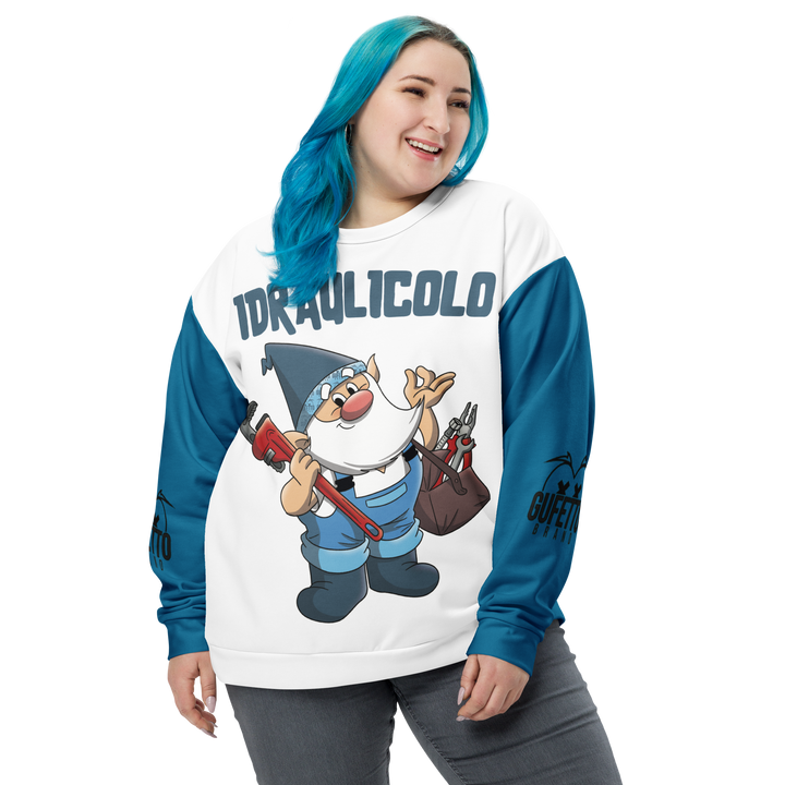 Felpa unisex Uomo/Donna IDRAULICOLO - Gufetto Brand