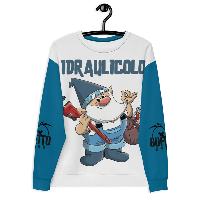 Felpa unisex Uomo/Donna IDRAULICOLO - Gufetto Brand