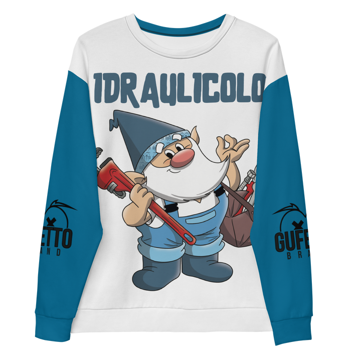 Felpa unisex Uomo/Donna IDRAULICOLO - Gufetto Brand