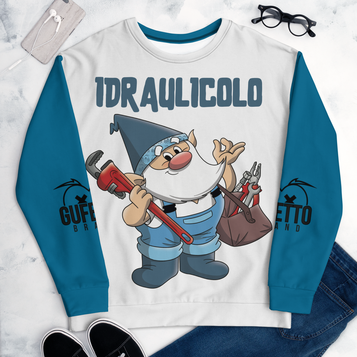 Felpa unisex Uomo/Donna IDRAULICOLO - Gufetto Brand