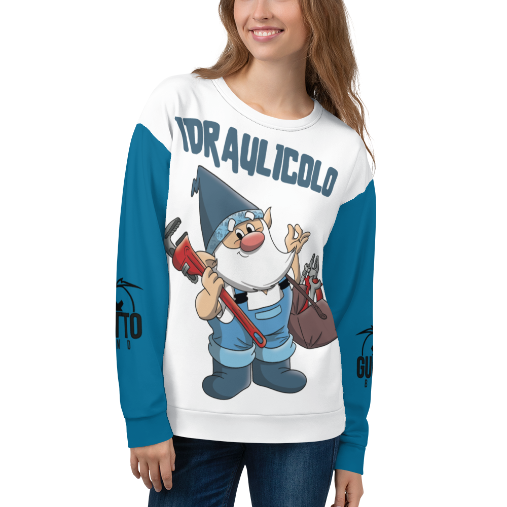 Felpa unisex Uomo/Donna IDRAULICOLO - Gufetto Brand