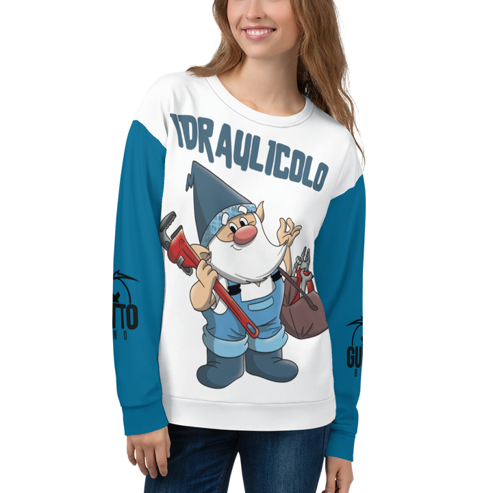 Felpa unisex Uomo/Donna IDRAULICOLO - Gufetto Brand