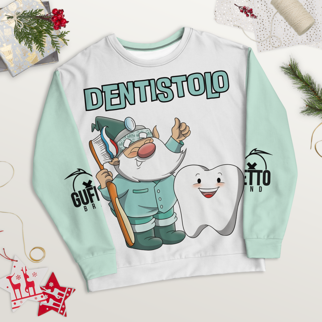Felpa unisex Uomo/Donna DENTISTOLO - Gufetto Brand