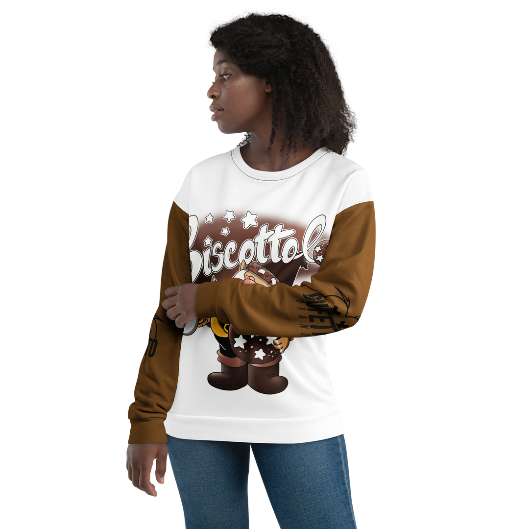 Felpa unisex Uomo/Donna BISCOTTOLO - Gufetto Brand