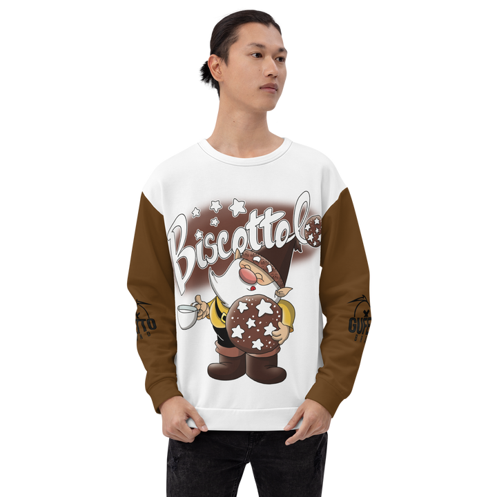 Felpa unisex Uomo/Donna BISCOTTOLO - Gufetto Brand