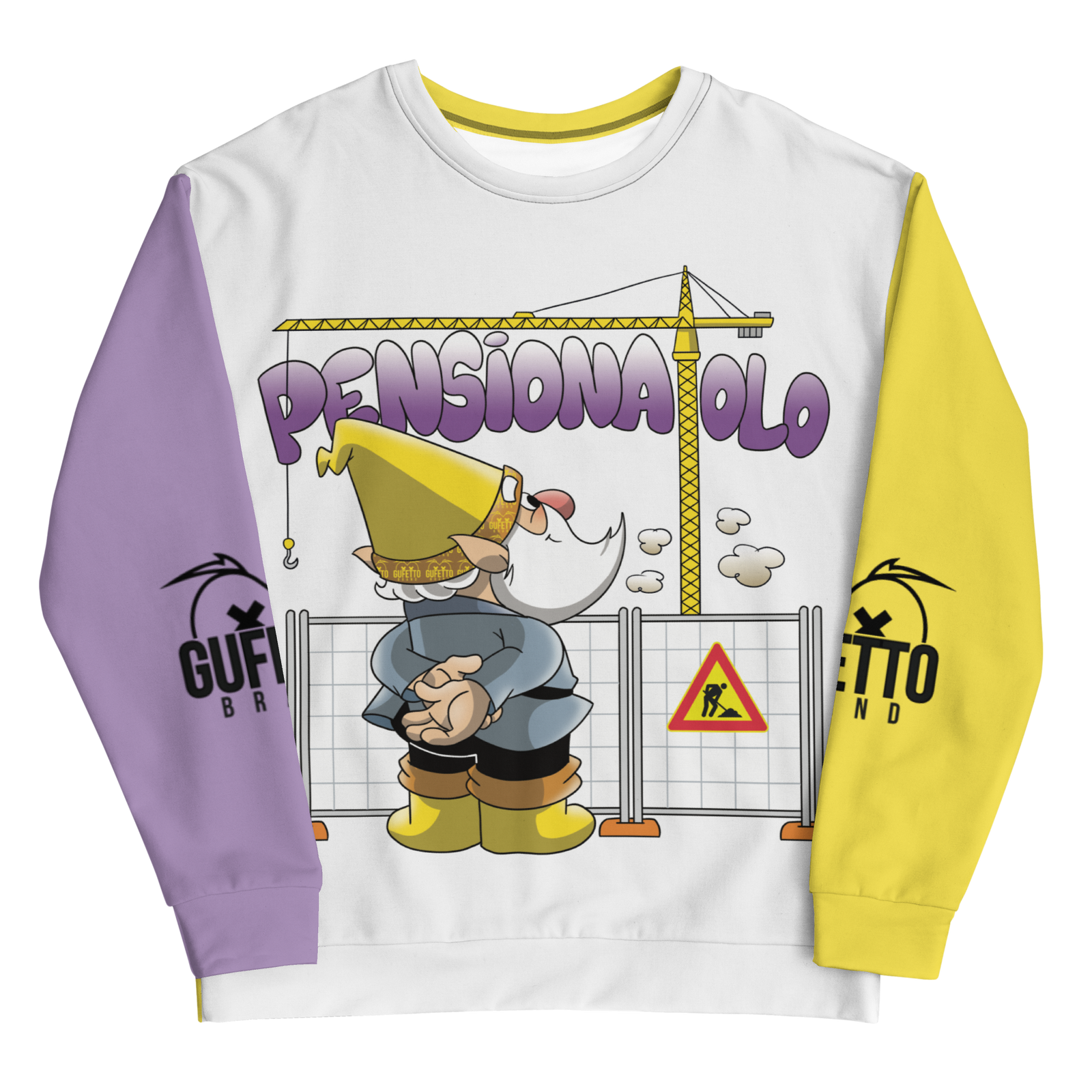 Felpa unisex Uomo/Donna PENSIONATOLO - Gufetto Brand