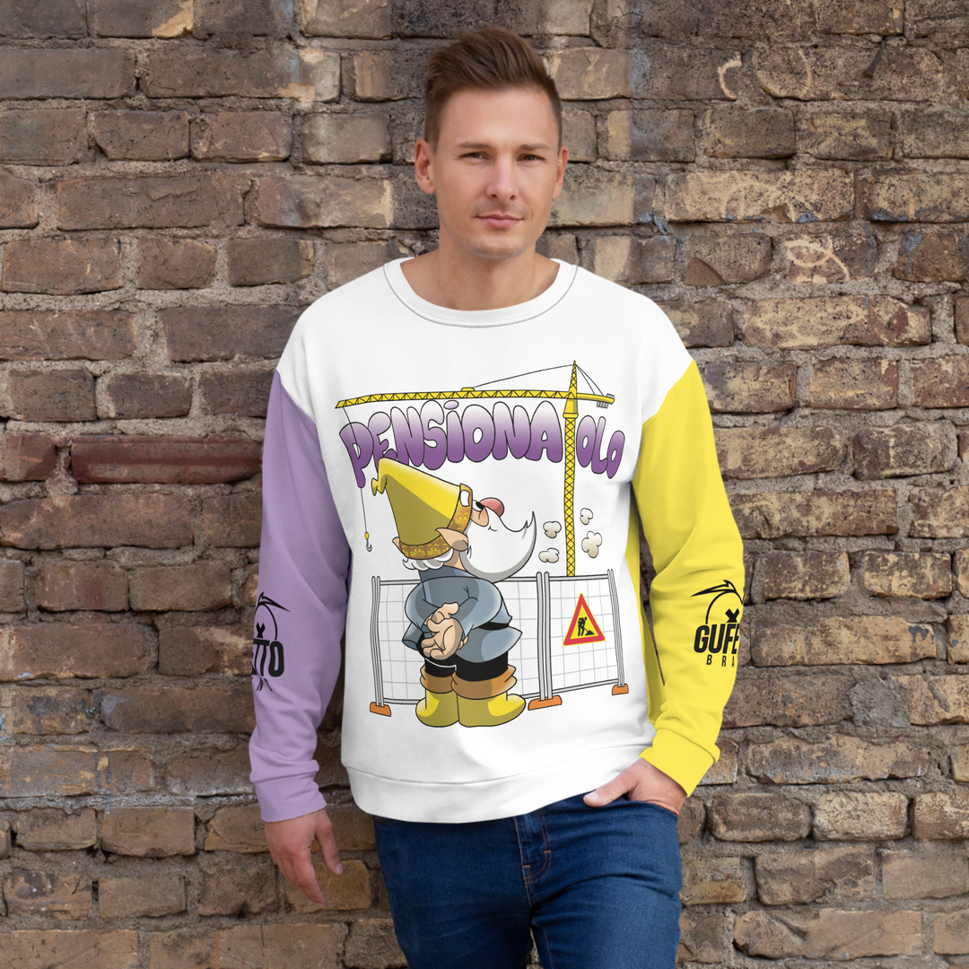 Felpa unisex Uomo/Donna PENSIONATOLO - Gufetto Brand