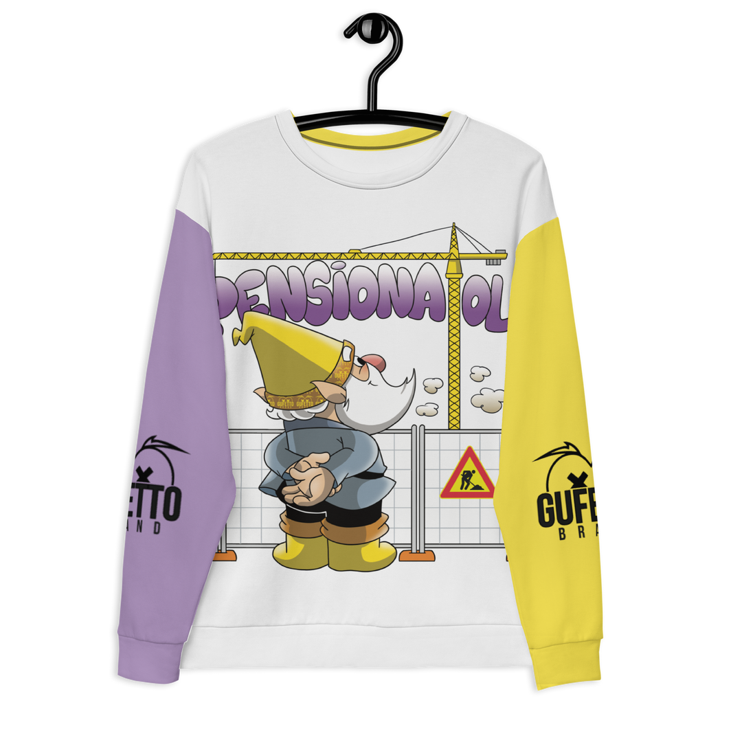 Felpa unisex Uomo/Donna PENSIONATOLO - Gufetto Brand