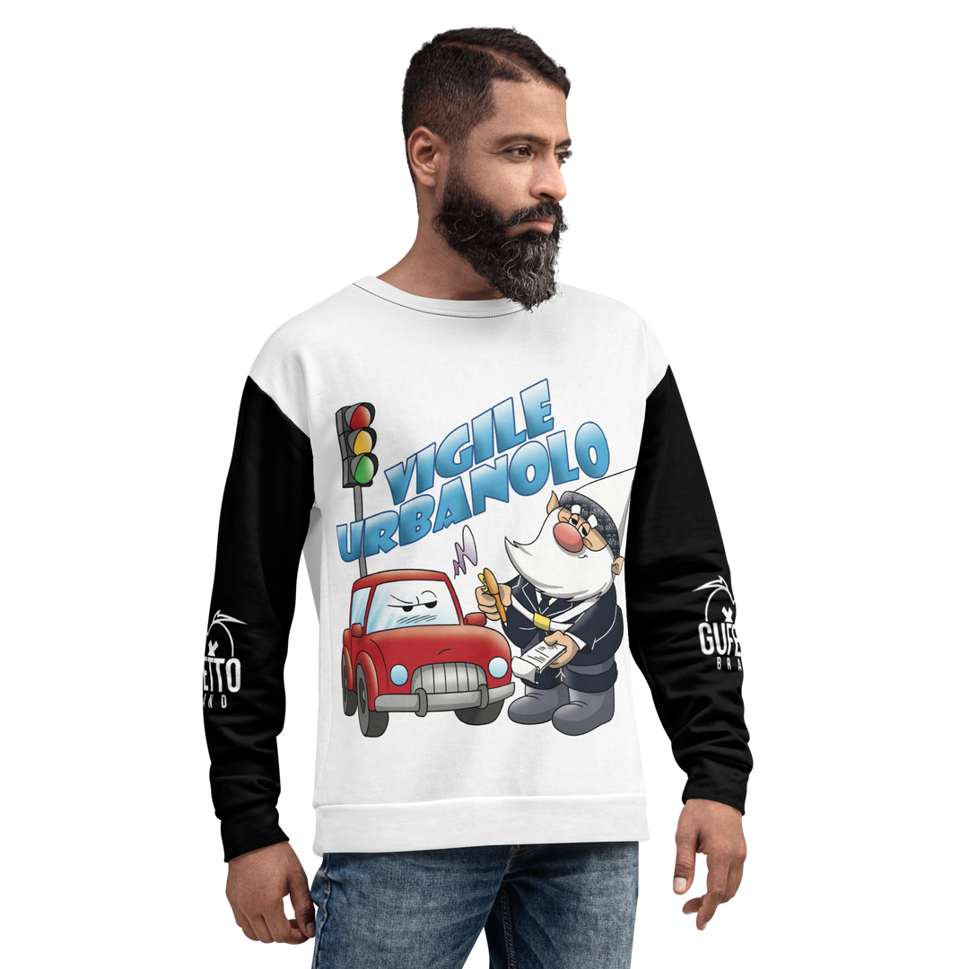 Felpa unisex Uomo/Donna VIGILE URBANOLO - Gufetto Brand