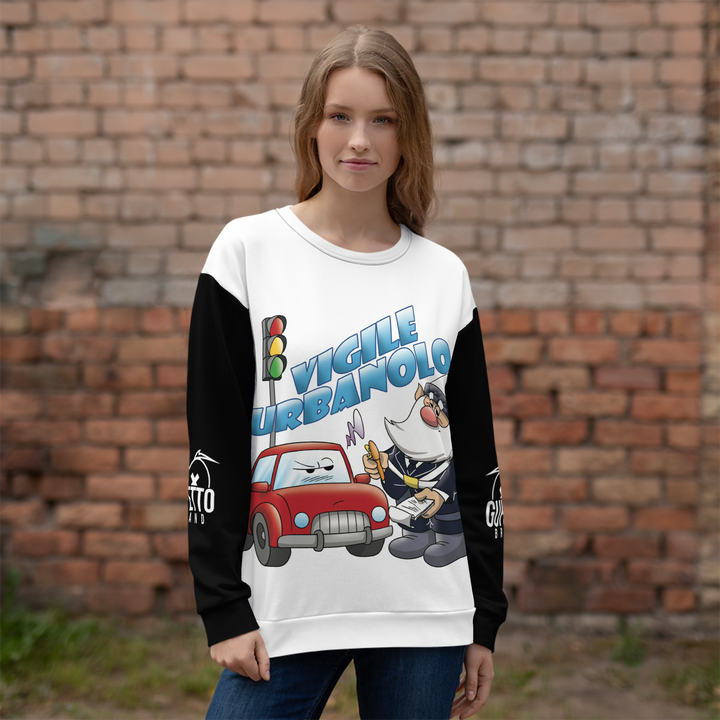 Felpa unisex Uomo/Donna VIGILE URBANOLO - Gufetto Brand