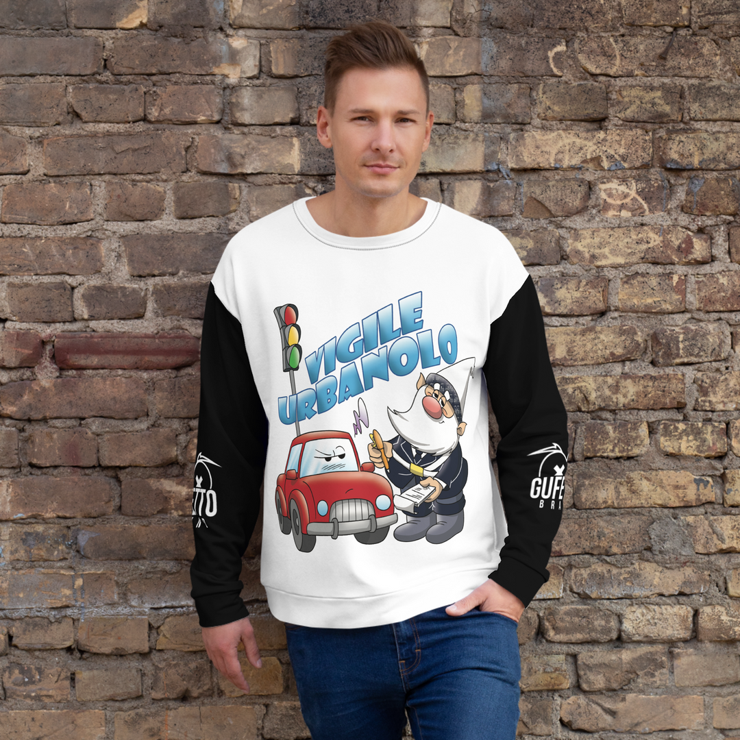 Felpa unisex Uomo/Donna VIGILE URBANOLO - Gufetto Brand
