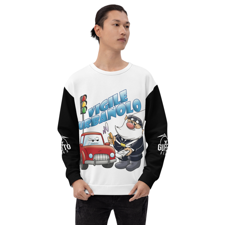 Felpa unisex Uomo/Donna VIGILE URBANOLO - Gufetto Brand
