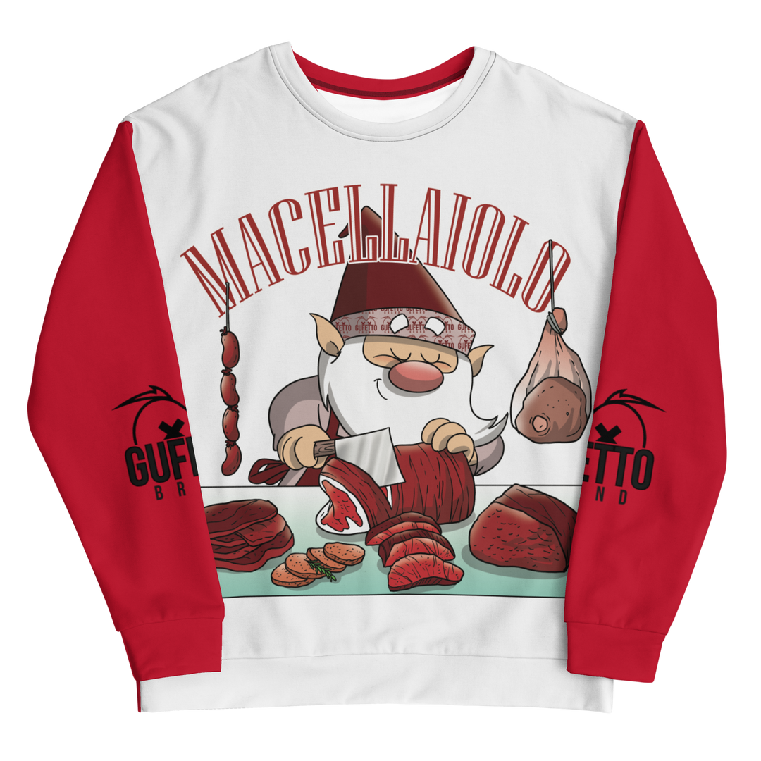 Felpa unisex Uomo/Donna MACELLAIOLO - Gufetto Brand