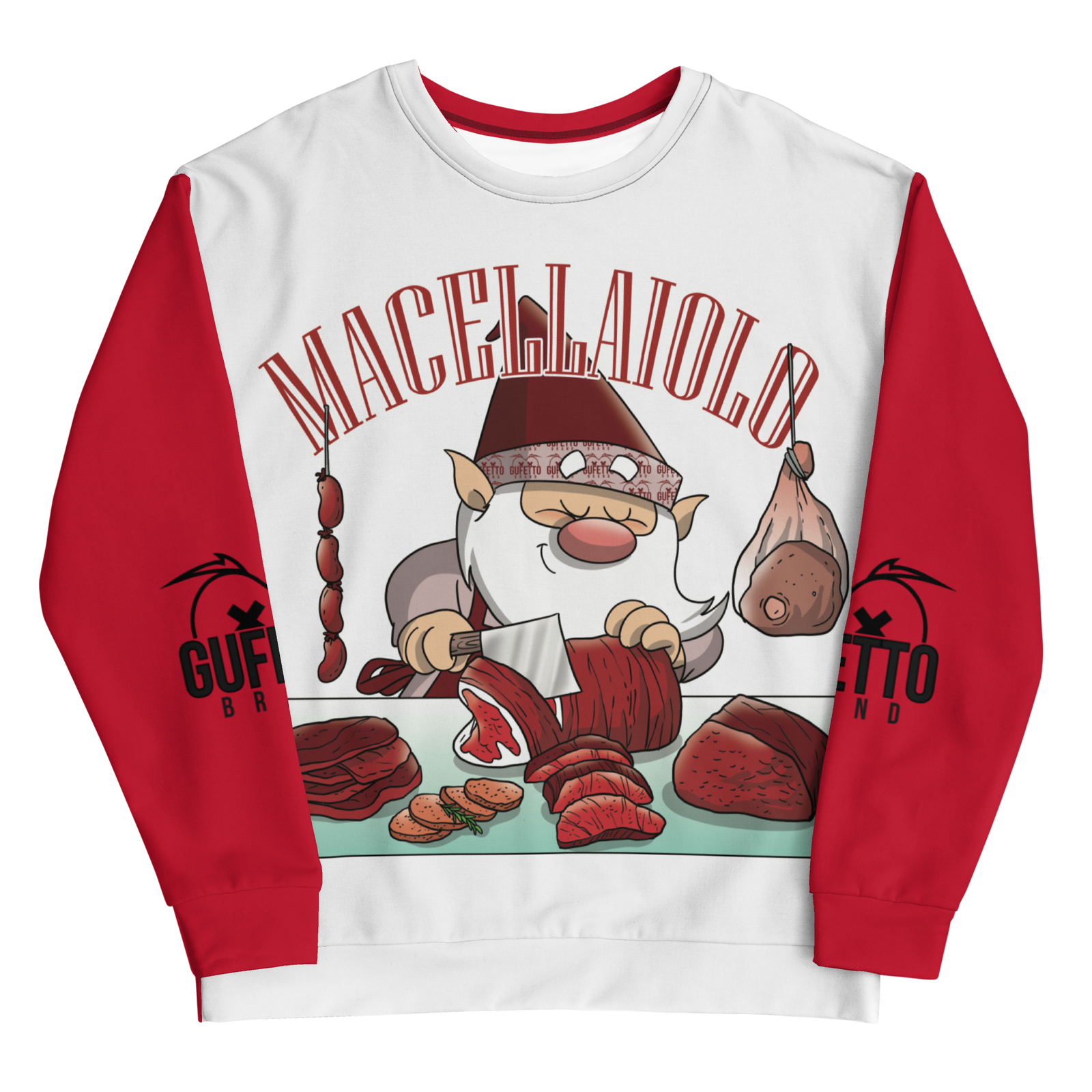 Felpa unisex Uomo/Donna MACELLAIOLO - Gufetto Brand