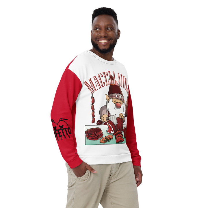 Felpa unisex Uomo/Donna MACELLAIOLO - Gufetto Brand