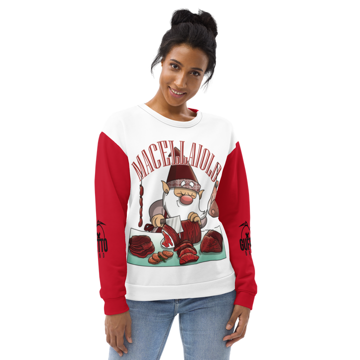 Felpa unisex Uomo/Donna MACELLAIOLO - Gufetto Brand