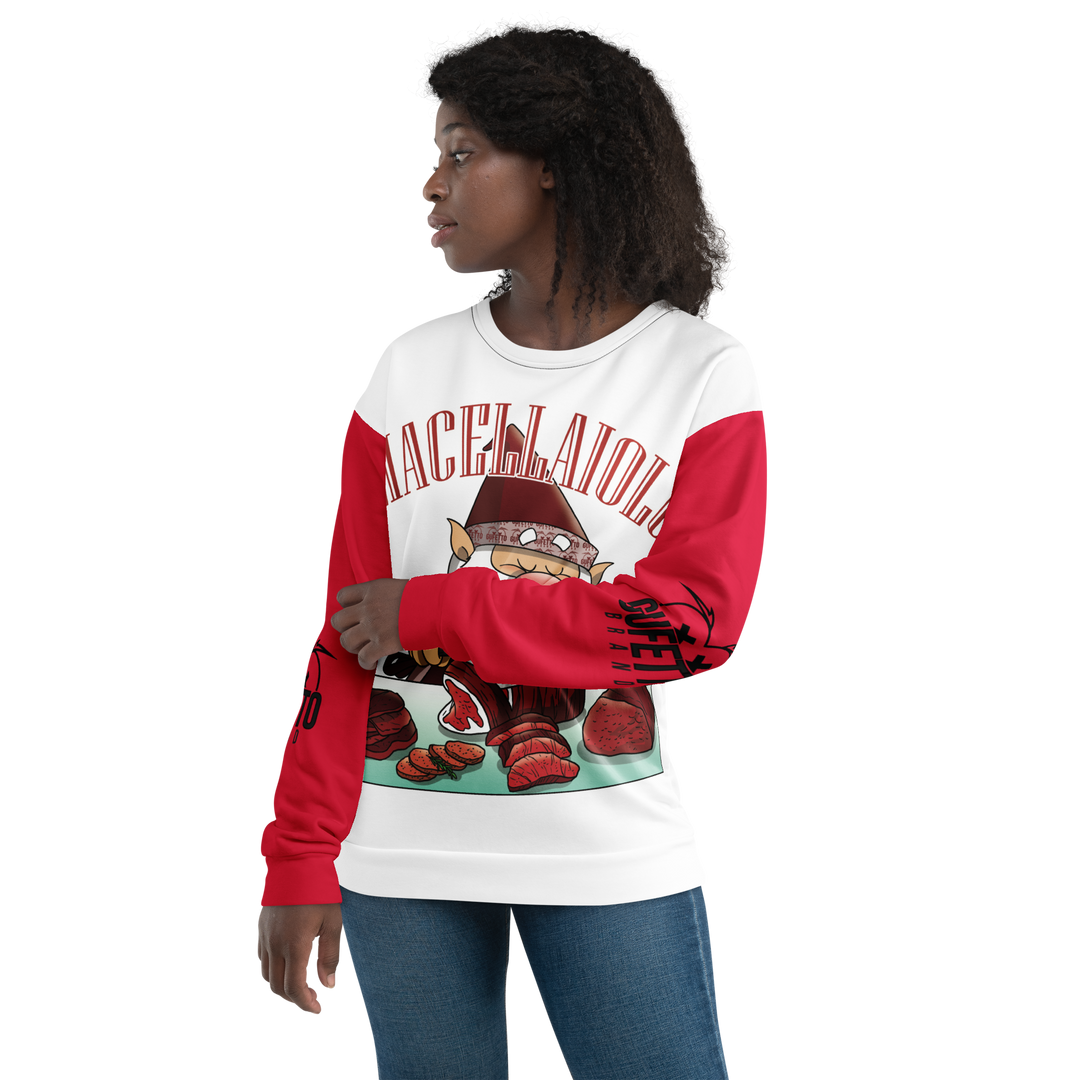 Felpa unisex Uomo/Donna MACELLAIOLO - Gufetto Brand