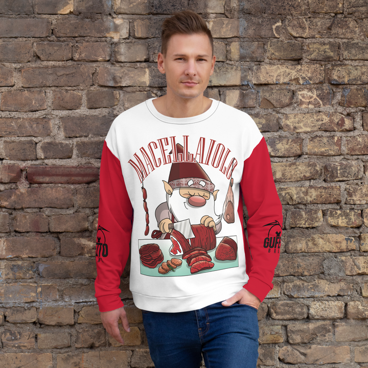 Felpa unisex Uomo/Donna MACELLAIOLO - Gufetto Brand