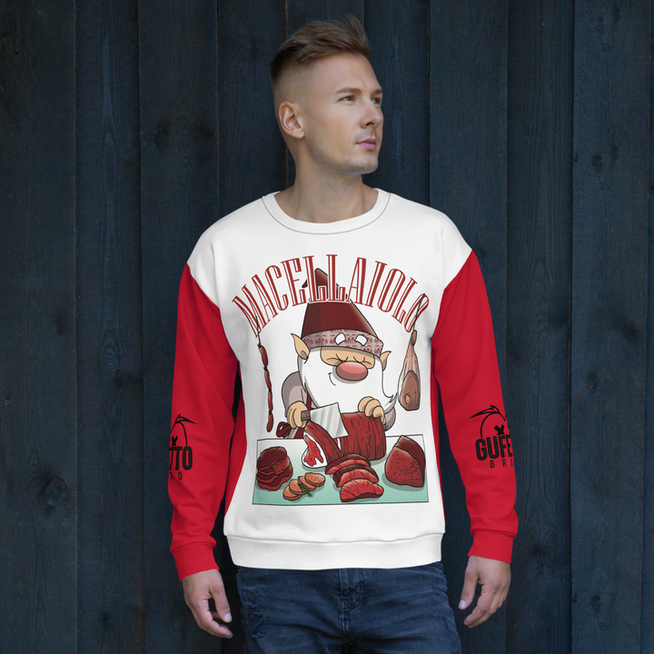 Felpa unisex Uomo/Donna MACELLAIOLO - Gufetto Brand