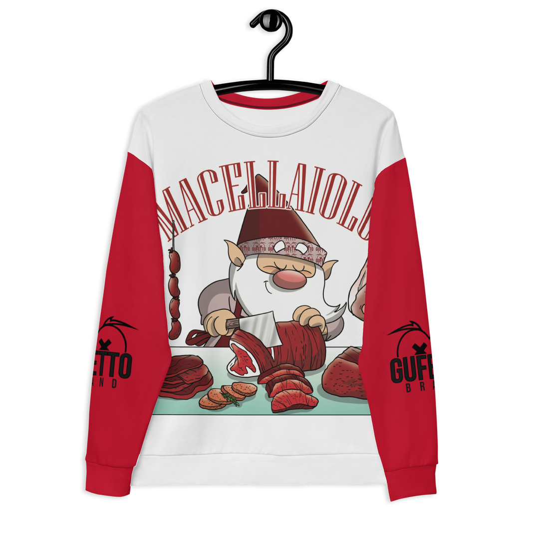 Felpa unisex Uomo/Donna MACELLAIOLO - Gufetto Brand