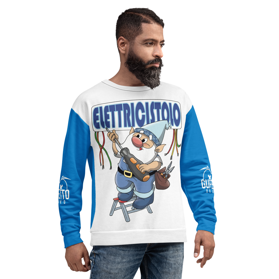 Felpa unisex Uomo/Donna ELETTRICISTOLO - Gufetto Brand