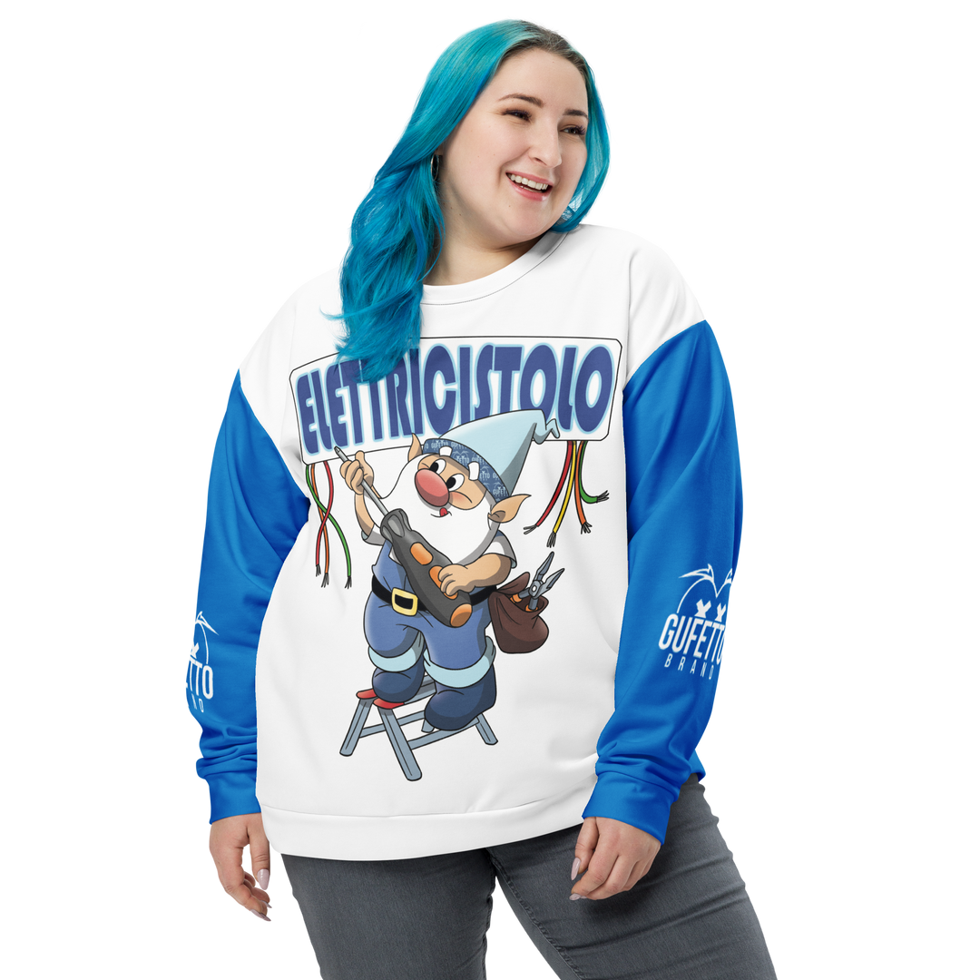 Felpa unisex Uomo/Donna ELETTRICISTOLO - Gufetto Brand