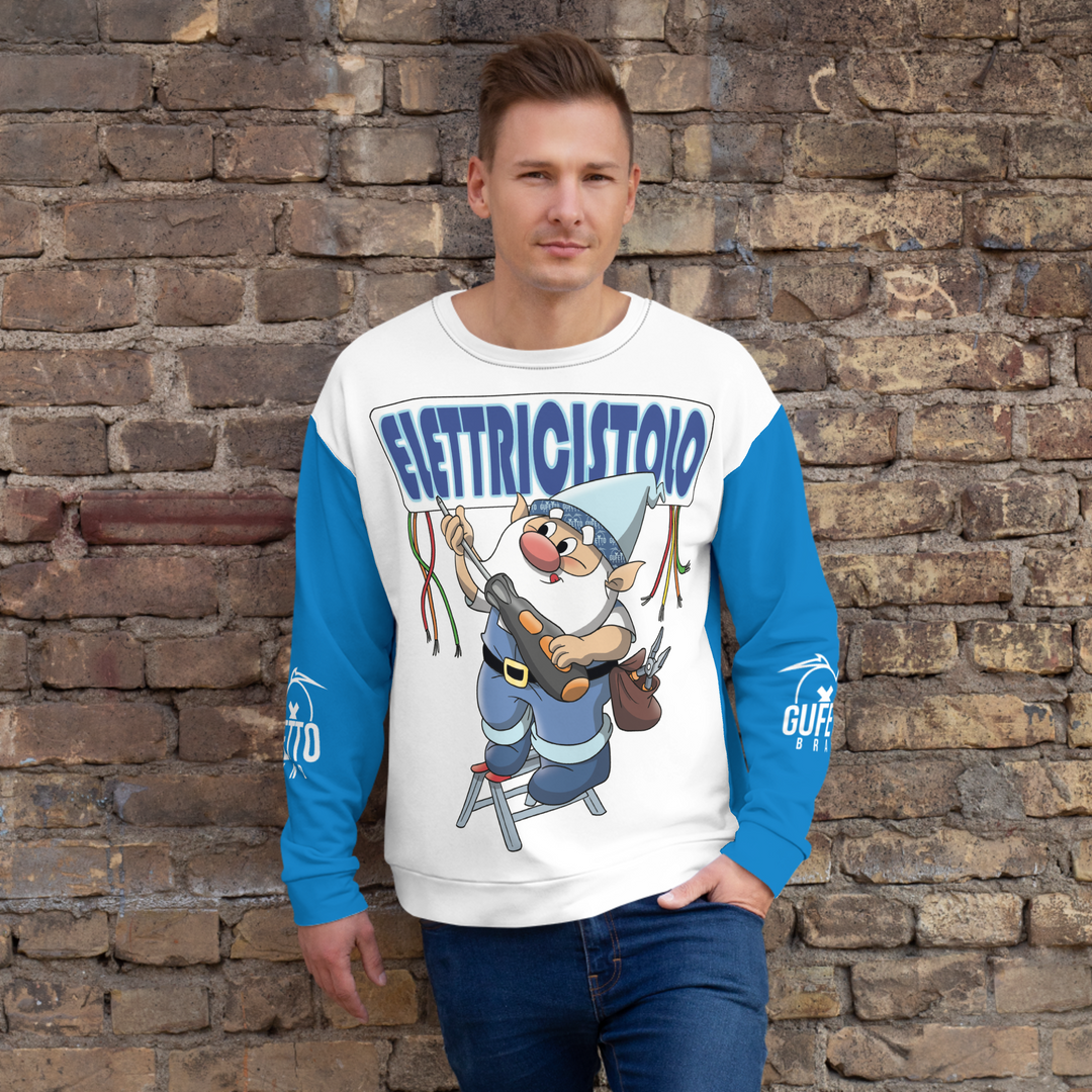 Felpa unisex Uomo/Donna ELETTRICISTOLO - Gufetto Brand