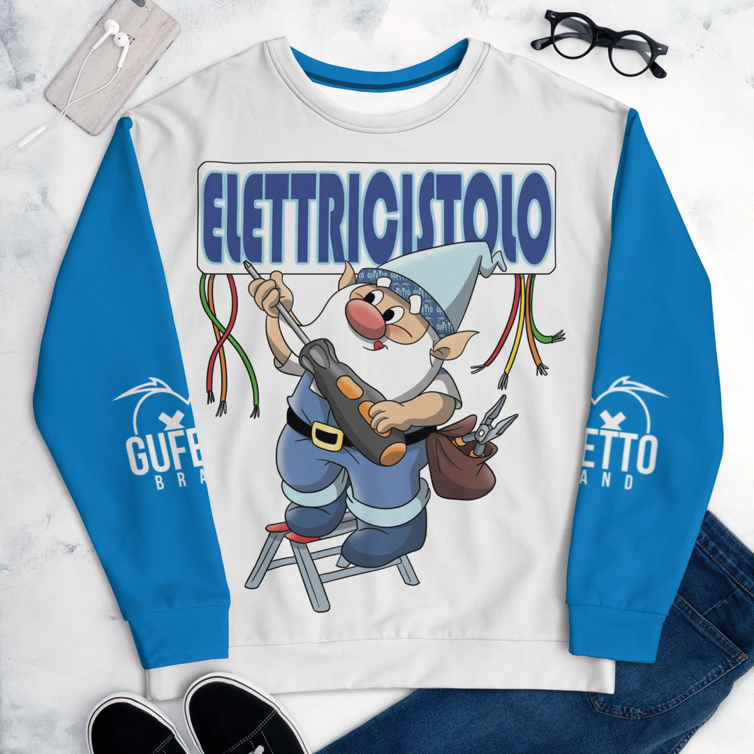 Felpa unisex Uomo/Donna ELETTRICISTOLO - Gufetto Brand