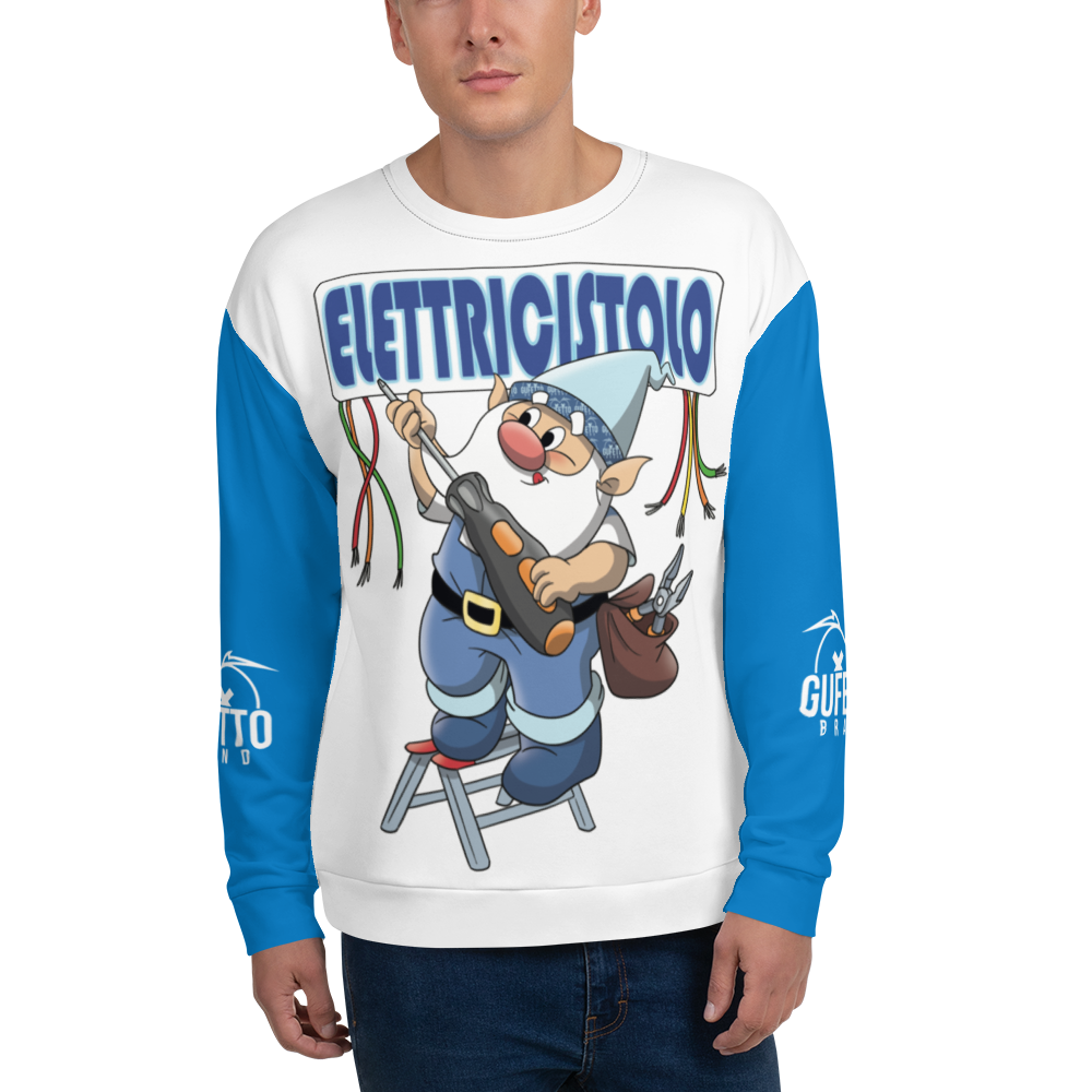 Felpa unisex Uomo/Donna ELETTRICISTOLO - Gufetto Brand