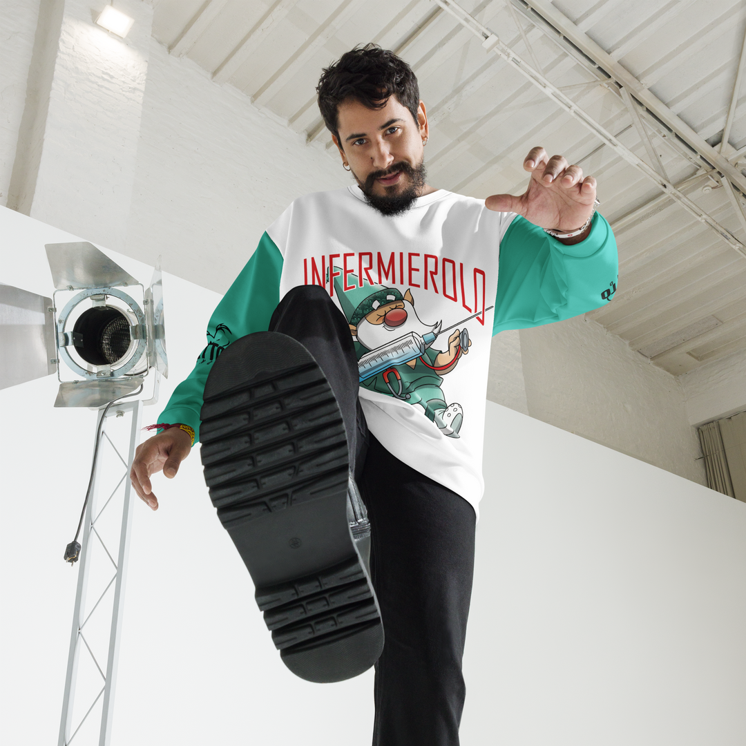 Felpa unisex Uomo/Donna INFERMIEROLO - Gufetto Brand