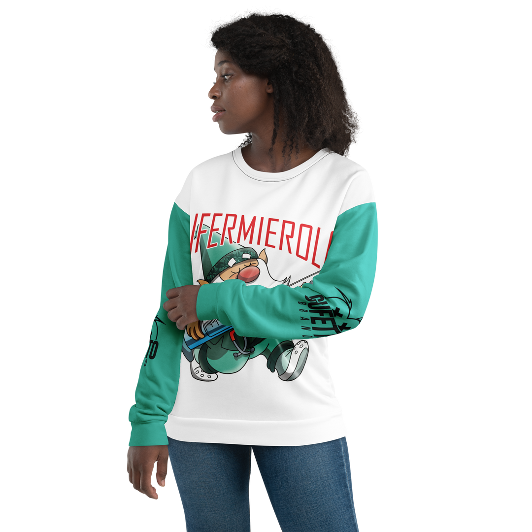 Felpa unisex Uomo/Donna INFERMIEROLO - Gufetto Brand