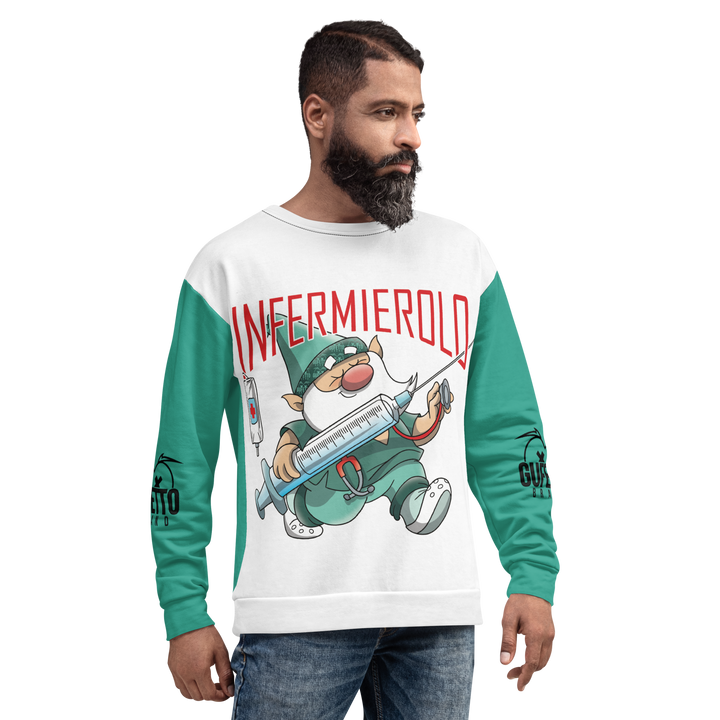 Felpa unisex Uomo/Donna INFERMIEROLO - Gufetto Brand