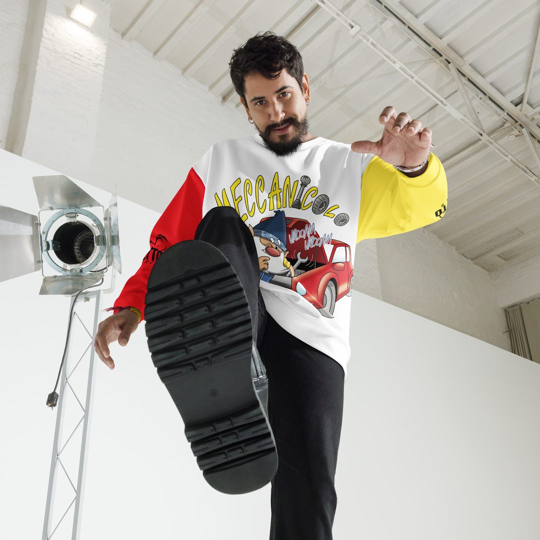 Felpa unisex Uomo/Donna MECCANICOLO - Gufetto Brand