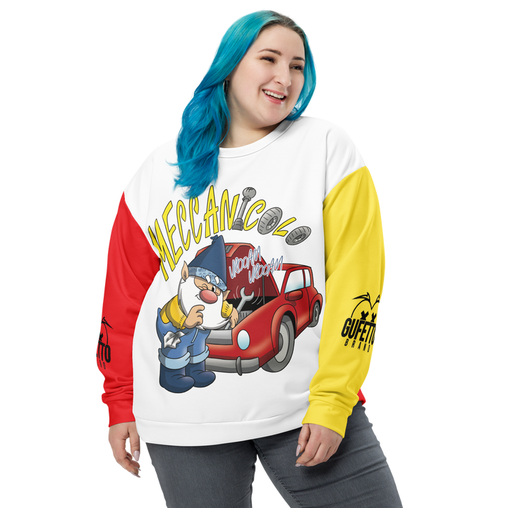 Felpa unisex Uomo/Donna MECCANICOLO - Gufetto Brand